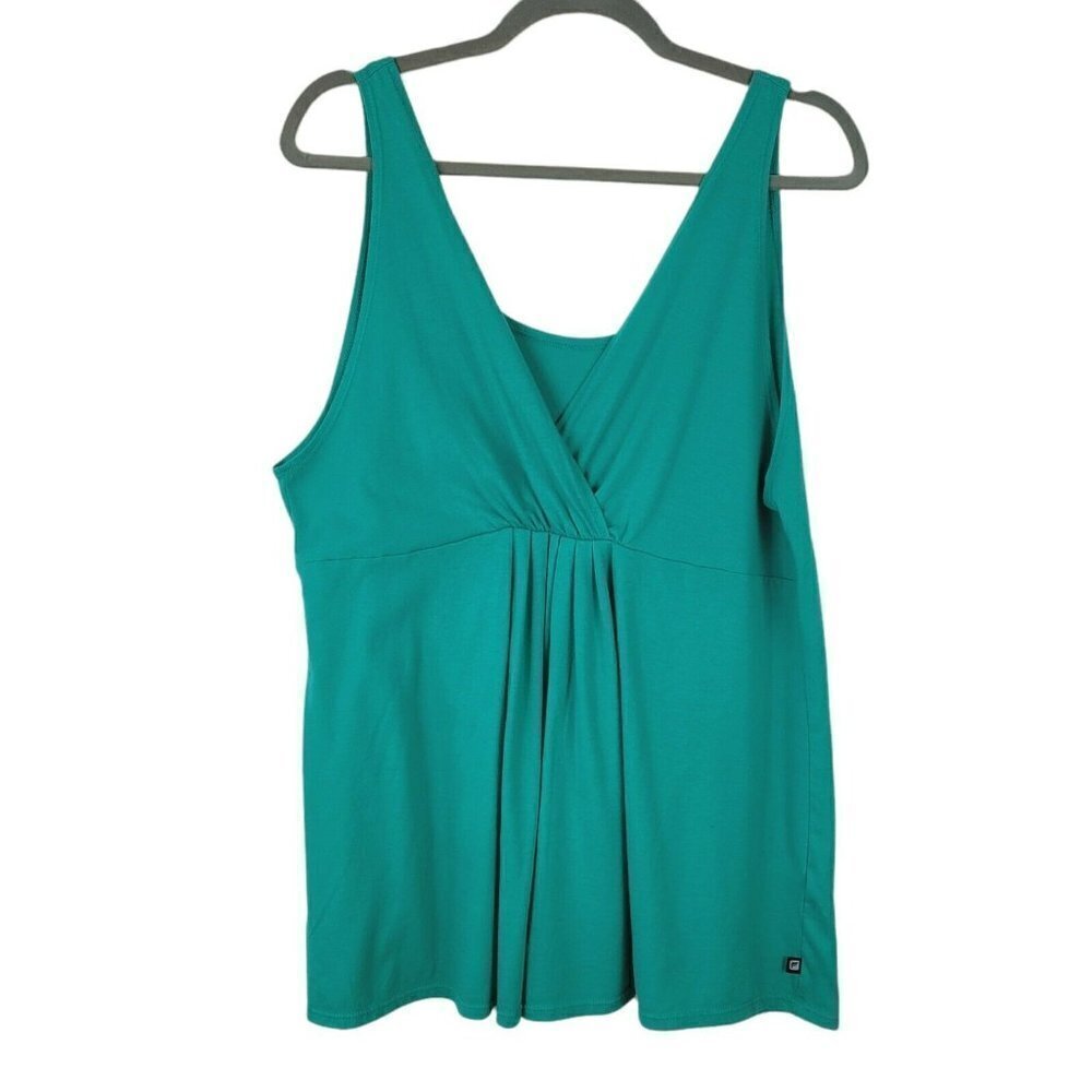 Fabletics Plus Sz XXL Tank Top Teal
